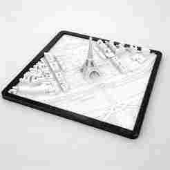 Eiffel Tower 3D City Model | Modèle 3D de la Tour Eiffel avec la ville
