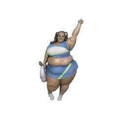 Fat cheerleader