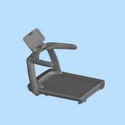 Fitness center scene model Treadmill 01 1/64 scene digital model