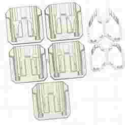 G19/19X/45/23/32 W/ TLR-1 VACUUM HOLSTER SPLIT MOLD