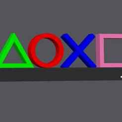 Gamer PlayStation Sign Decoration