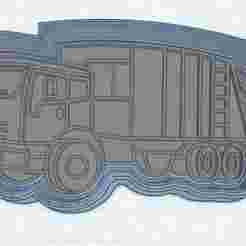 Garbage Truck Cookie Cutter