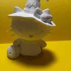 Halloween hello kitty figurine