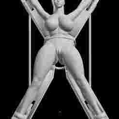 Hot girl in a pose 3D model for printing-hot girl in a pose 3D model for printing nsfw