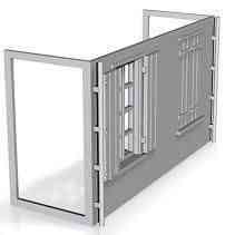 House Middle Floor module (full version) (left shutters open) 1/152 scale