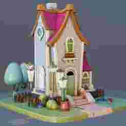 House Model Architectural Miniature for Painting