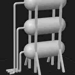 Industrial Shift Reactor – 3D Printable STL Model for Chemical & Engineering Projects