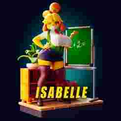Isabelle Ultra Short Curvy 3D Print Model