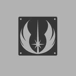 Jedi Order Solid Plate Fan Grill 120mm - Star Wars PC Case Mod