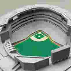 Korean Baseball Stadium Diorama – Compact Display Series