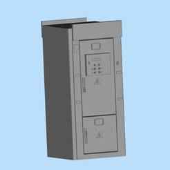 Large lighting power equipment box control box power box module 04 miniature scene model
