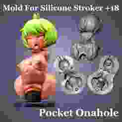 Masturbator mold for silicone casting. Stroker onahole cumdump. Lili