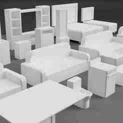 Miniature furniture set