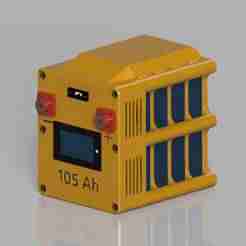 Modular housing for LiFePO4 105Ah 4-8S