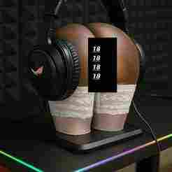 nude cunt ass asshole back headset holder support gamer rear view butt ultra hd detail texture sexy hot nsfw porn