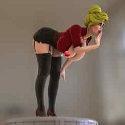 OFFICE GIRL NSFW Persona STL Ready-to-print model
