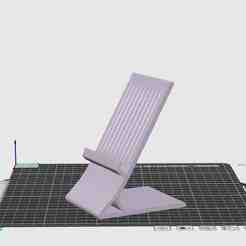 Phone stand with charger slot 3d model