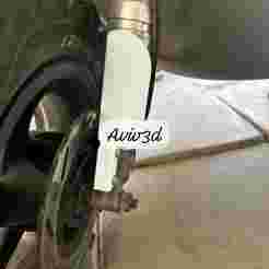 piaggio typhoon 50/125  Front shock absorber mudguard