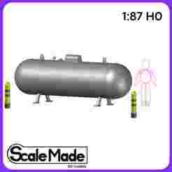 Propane tank - H0 scale 1:87