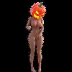 Pumpkin girl nsfw miniature 175mm