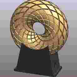 Rodin Coil Winding Frame (3D Printable Toroid Support)