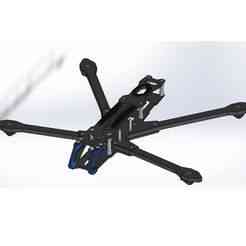 RushFPV ARMOR 7D DeadCat Freestyle / STPHOBBY armor 7 /F7 Drone Frame (CAD .SLDPRT)