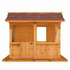 Rustic Wooden Booth