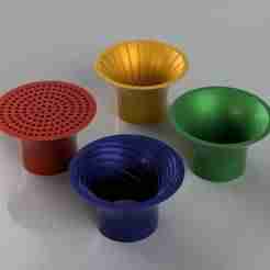 Set of 4 Velocity Stacks for PZ30 or 44mm Intake - Set of 4 Velocity Stacks for PZ30 or 44mm Intake