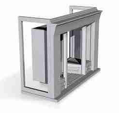 Shop front module type1,with door in centre 1/152 scale