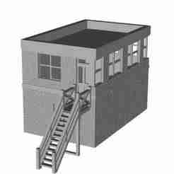 Signal Box ww2 build ARP  pillbox style (left hand access) 1/76 scale