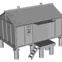 Small provender / trader goods shed 1/76 scale
