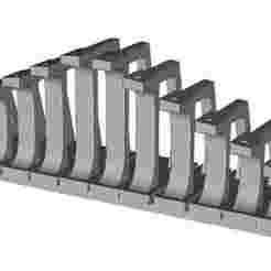 Southern Railway Concrete Platform brackets 1/76 scale