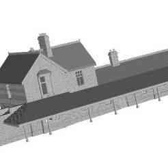 Southern Railway Rotherfield and Mark Cross station building 1/76 scale