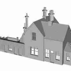 Southern Railway Slinfold station building 1/87 scaleSouthern Railway Slinfold station building 1/87 scale