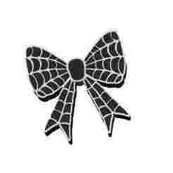 Spider Web Bow Straw Topper 2 sizes 3MF file included