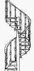 Spiral Staircase 1/6 scale
