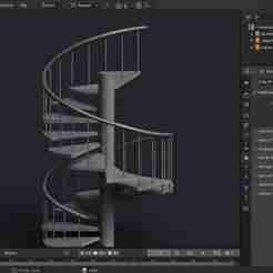 Spiral Staircase ladder - my original design