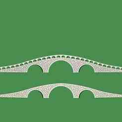 STONE FOOT BRIDGE 1:87 HO SCALE