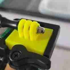 Sunpak Tripod quick release plate, for GoPro