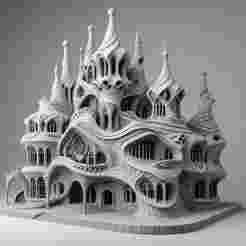 Surreal Gothic Fantasy Building