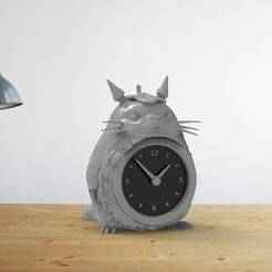 Totoro Desk Clock