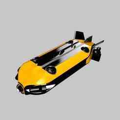 Underwater ROV – Inspired by Oceaneering Freedom – 3D Model