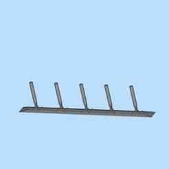 Urban road single column enclosure scene model