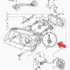 Volkswagen Polo 6N2 Turn Signal repair kit (6N0 998 121)
