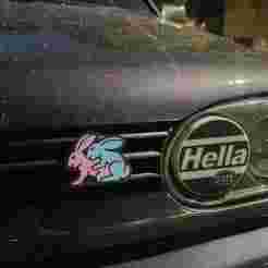 VW Golf Mk3 Rabbit logo on front grill