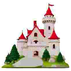 Whimsical Fairy Tale Castle Model