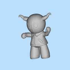XO doll ornaments miniature scene digital model