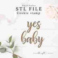 Yes Baby Cookie Stamp Set