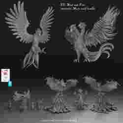 Elf, Bird and Fire - Sun Elves, Phoenix and Firebird bundle 29