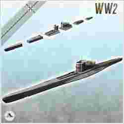 German submarines Unterseeboot U-Boot Uboat type IXC (6) - Germany Eastern Western Front Normandy Kriegsmarine Atlantique Sea WWII